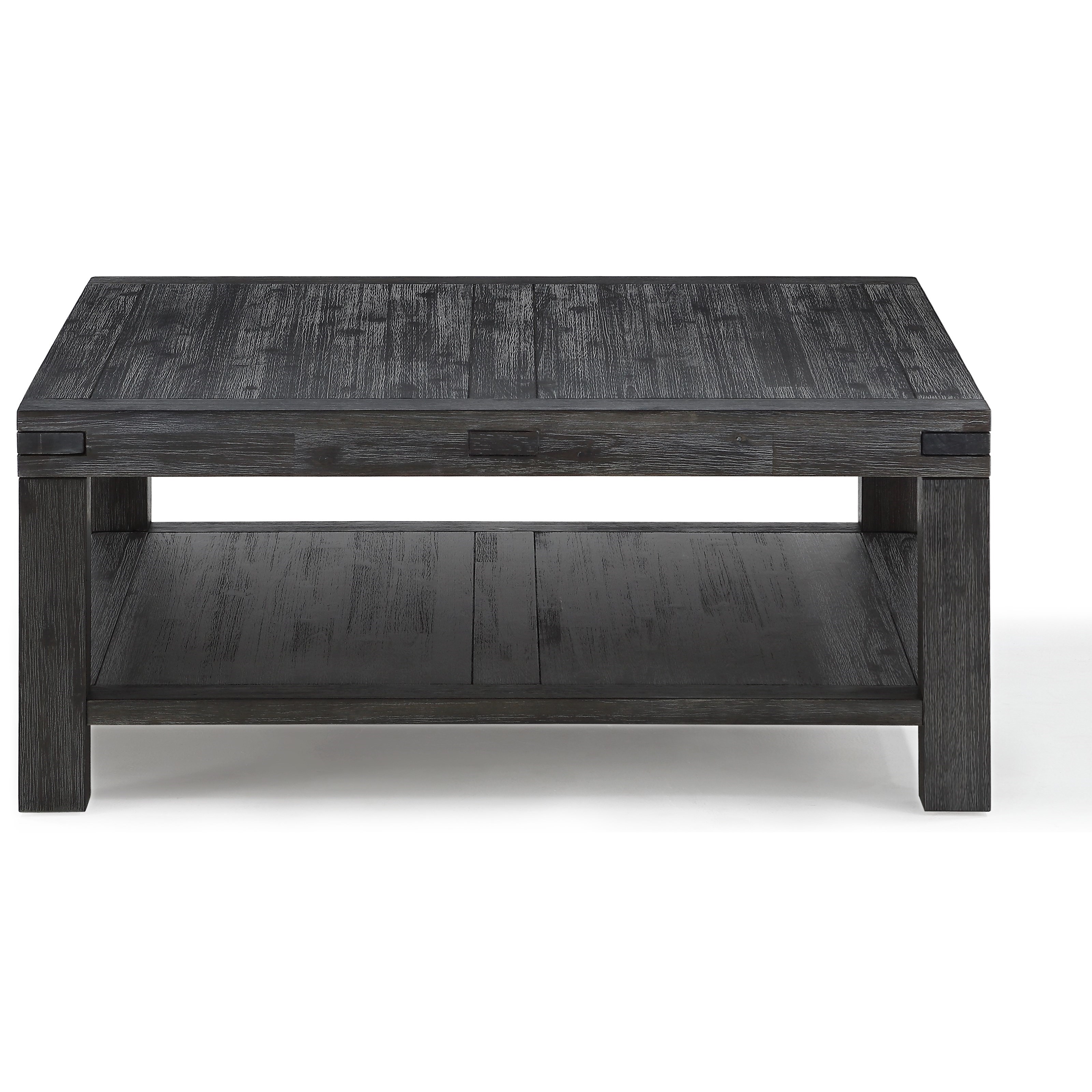 Meadow Solid Wood Square Coffee Table Sadler's Home Furnishings